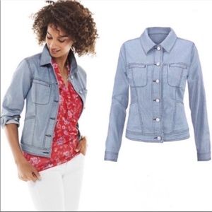 CAbi Light Blue Jean Jacket